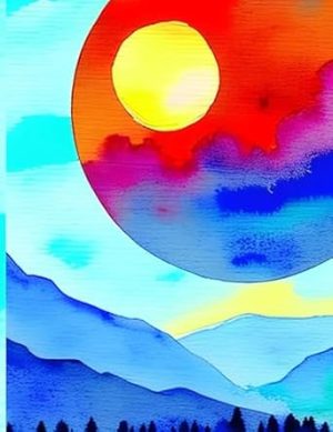 Watercolor sketch book: Notebook for Drawing, Writing, Painting, Sketching or Doodling