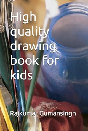 High quality drawing book for kids