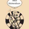 Mein Stickeralbum: stickeralbum leer zum sammeln von Stickern/stickeralbum leer Lemuren /Geschenke für Jungen und Mädchen/Kein Silikonpapier zum wieder abziehen.