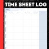Daily Time Sheet log book: Timesheet Log Book To Record Time, Work Hours Log, Timesheet, Work Time Record Book, 120 pages: Daily Time Sheet log book: ... Hours Log, Timesheet, Work Time Record Book