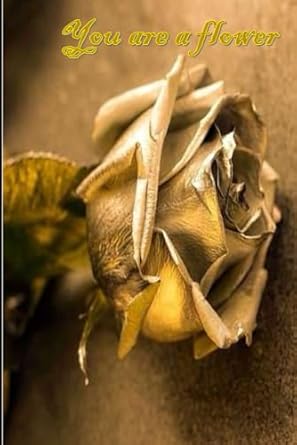 You are a flower: (6x9/120 pages) HalfWide_paperback To write down information with space to put pictures.