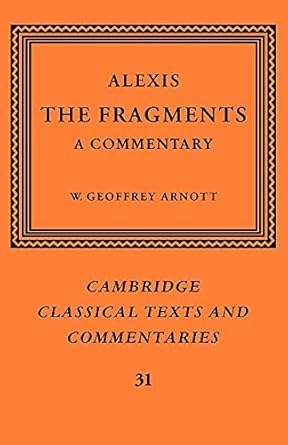 Alexis: The Fragments: A Commentary: 31