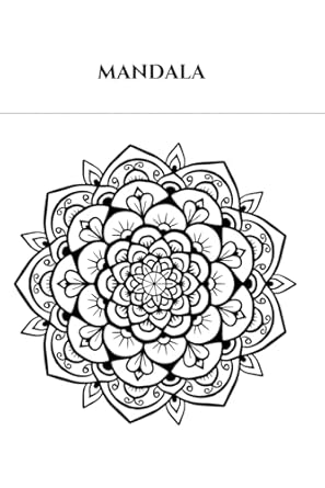Libro da colorare Mandala per adulti e bambini: 30 pagine da colorare