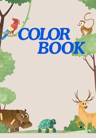Color book with many animals!: Color book for kids