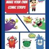 Make Your Own Comic Strips: For Kids, Teens & Adults | 100 Blank Comic Strip Layout Pages