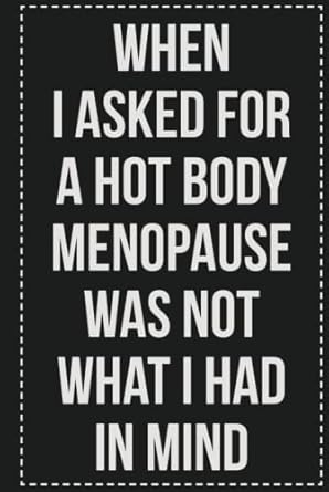 When I Asked for a Hot Body Menopause Was Not What I Had in Mind: College Ruled Notebook | Novelty Lined Journal | Gift Card Alternative | Perfect Keepsake For Passive Aggressive People