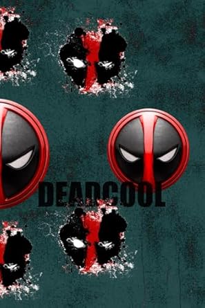 deadcool: Superhero Styled Colorful Blank Lined Notebook