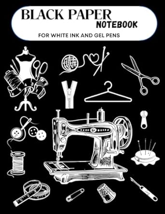 BLACK PAPER NOTEBOOK FOR WHITE INK AND GEL PENS: It is a notebook with black pages and lines designed especially for gel pens. You can write and draw on it uniquely and beautifully