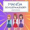 Manga Schülerkalender 2024/2025: Mit Manga-Skizzenseiten zum selbst gestalten