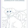 Let's discover the animals by coloring