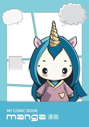 My Comic Book: MANGA: Creative Fun • 7"x10" • 100 pages manga blank templates for drawing and sketching • Create Your Story