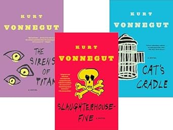 Kurt Vonnegut Collection 3 Books Set (Slaughterhouse 5, Cat's Cradle, The Sirens Of Titan)