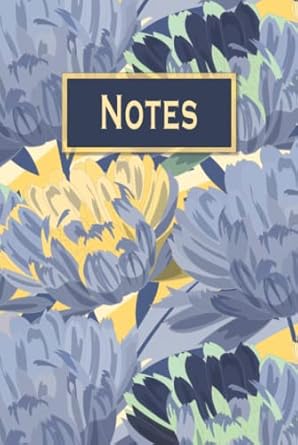 NOTES: Blue Blooms 6x9 Inch Notebook | 160 Pages (Reseller and Small Business Organization)
