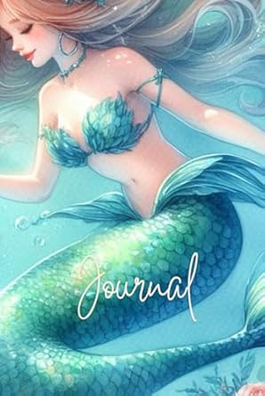 Mystical Mermaid Lined Journal