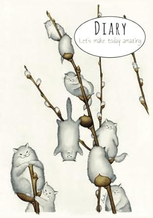 PUSSYWILLOW KITTIES DIARY: Notebook Journal / 7 x 10" with 365 Soft Lined Pages / Day Per View