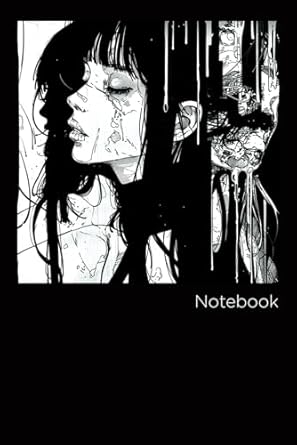 Goth Composition Notebook: Manga horror theme aesthetic Journal For Back To School, Office, Work | Lined: Manga illustrated Aesthetic College Lined Composition Notebook