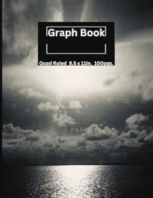 Quad Ruled Graph Notebook | Notebook | For students, artists, mathematicians, scientists | For kids, teens, and adults