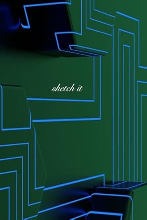 Sketch Pad on the Go: Drawing Practice Book for Kids Black Blue Sketch It