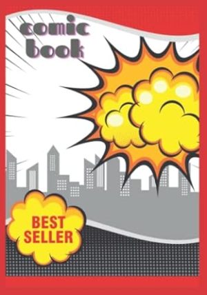 Comic book: Blank sheet comical notebook| 100 pages, 7x10'' inch size