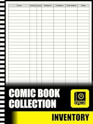 Comic Book Collection Inventory: Inventory Book Ideal for Comic Book Collectors.