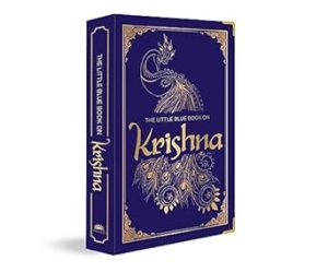 The Little Blue Book on Krishna (Deluxe Silk Hardbound)