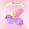 Unicorn sketchbook and journal: Composition notebook and journal for girls with blank and lined pages, best for sketching, journals, notes for kids 4-8 (100 page, 7.5 x 9.75)