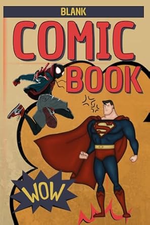 Comic Drawing Book: Multi-design Panel Layout 100 Page Template Cartoon Sketch Book