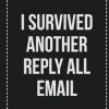 I Survived Another Reply All Email: College Ruled Notebook | Novelty Lined Journal | Gift Card Alternative | Perfect Keepsake For Passive Aggressive People