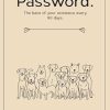 Password Book: Simple and Secure Organizer for Storing Usernames and Passwords