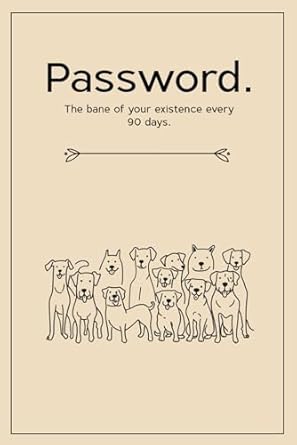 Password Book: Simple and Secure Organizer for Storing Usernames and Passwords