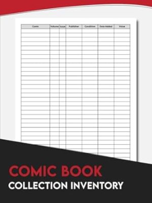 Comic Book Collection Inventory: Inventory Book Ideal for Comic Book Collectors.