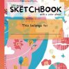 SKETCHBOOK with a color wheel 150 pages: An enchanting sketchbook for kids with a color wheel, 150 blank pages