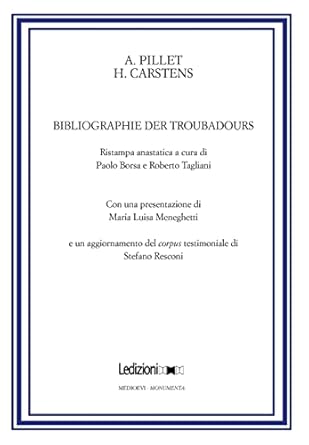 Bibliographie der troubadours