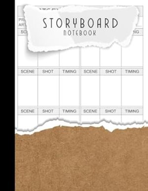 Storyboard Notebook: Thumbnail Sketchbook for Animators, Directors, Filmmakers, Storyboard Artist, TV Producers, Previs Artist, & Cinematographer