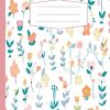 Composition Notebook: Summer Flower Illustration with 120 College Ruled