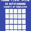 Blank Comic Book: 25 outstanding Variety of Templates, draw your own Comics, Size 8.5"x11", 125 Pages