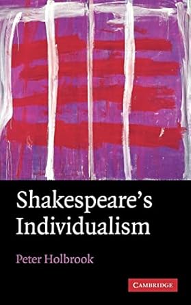 Shakespeare's Individualism
