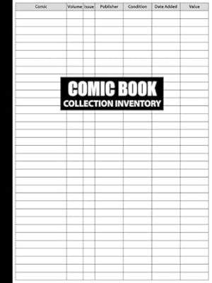 Comic Book Collection Inventory: Inventory Book Ideal for Comic Book Collectors.