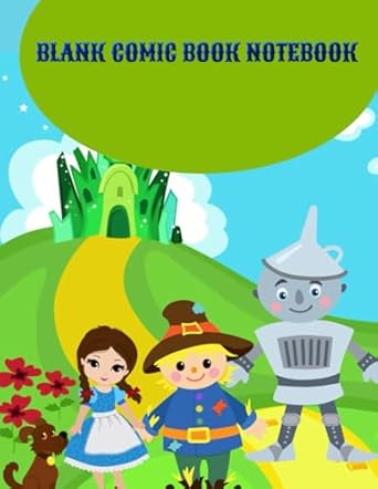 BLANK COMIC BOOK NOTEBOOK