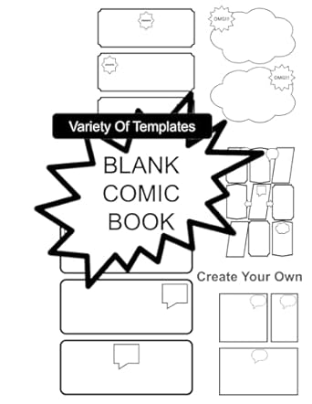 Blank Create Your Own Comic Book