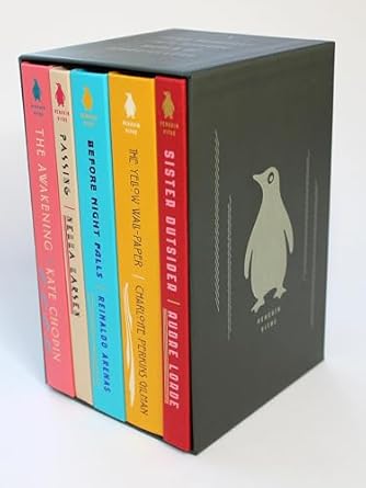 Penguin Vitae Series 5-Book Box Set: The Awakening and Selected Stories; Before Night Falls; Passing; Sister Outsider; The Yellow Wall-Paper and Selected Writings