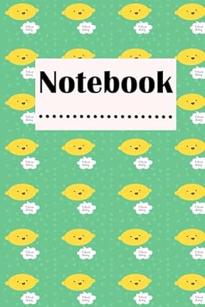 Notebook: Potatoes Print Yellow and Green: Notebook - Blank Lined Paper 6x9" 120 Pages - Perfect for Potatoes Lovers