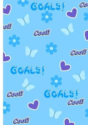 Inspiring Blue Notebook | A5 format, squared/grid, 120 pages