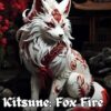 Kitsune: Fox Fire: Adult Coloring Book