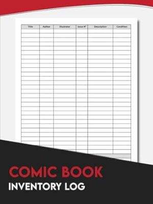 Comic Book Inventory Log: Inventory Record Book Ideal for Comic Book Collectors.
