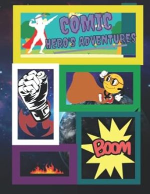 Blank Comic Book: Comic fun book large 8.5 x11, imaginations coming to live
