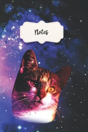 Cats of Space Composition Journal: Ruled Paper Notebook Journal | Wide Blank Journal for Women Men Teens Kids Students Girls Boys for Home School College | 120 Page Notebook 6x9 inches