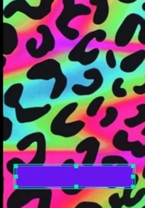 Rainbow Leopard Print Sketchbook: 200 pages 50 Lined 50 Graph 100 Blank Sheets