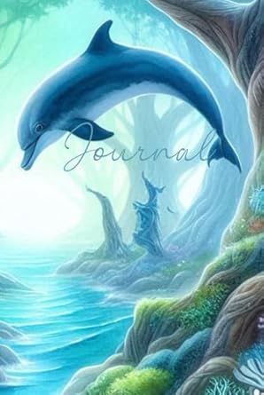 Dolphin Under the Sea Journal with Prompts