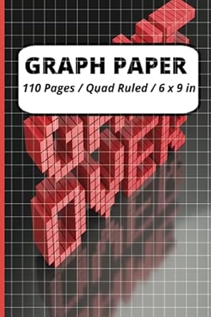 Graph Paper Notebook 110 Pages, Quad ruled / 6 x 9 in